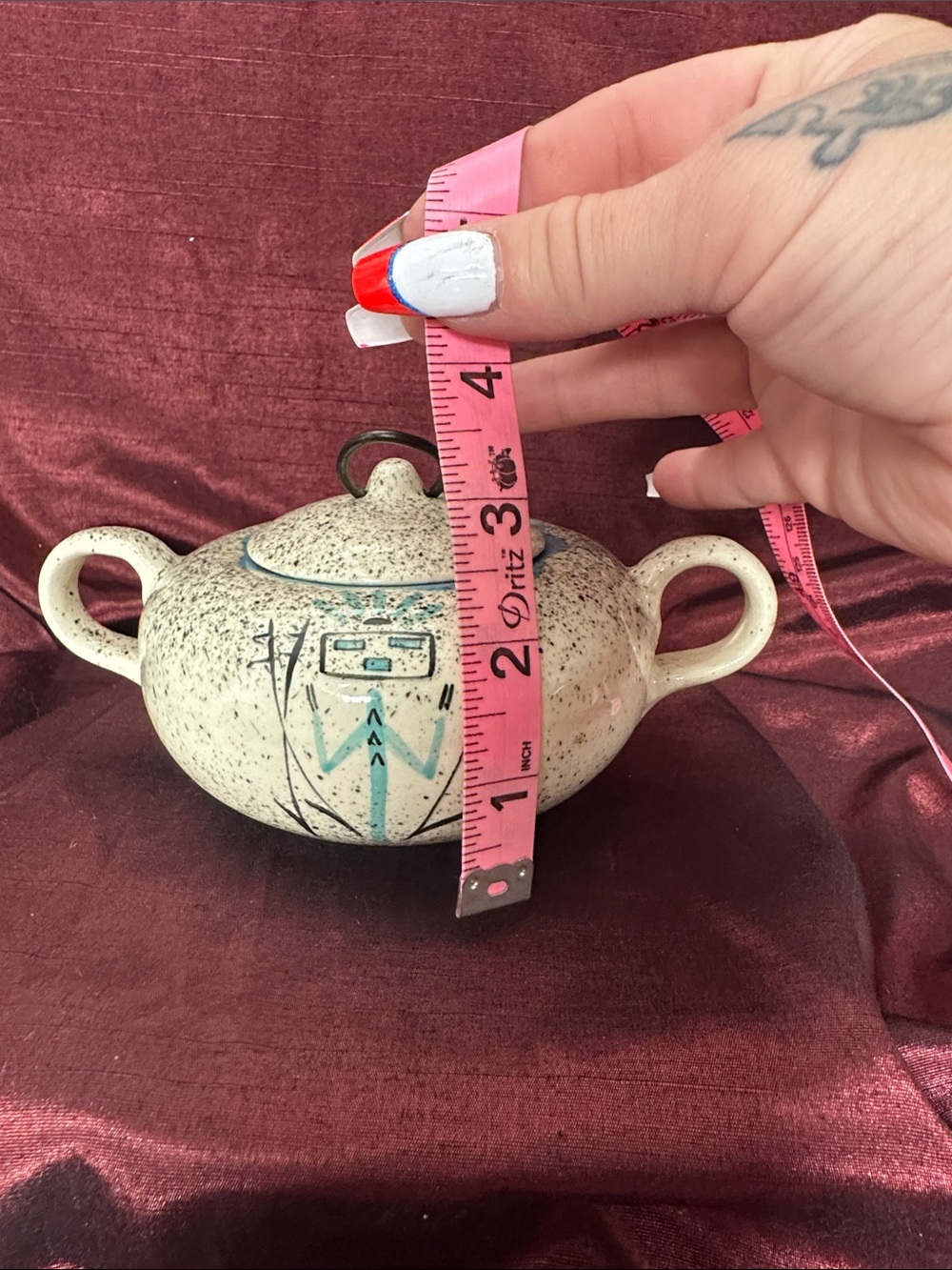 โจ Vintage Loma of Arizona Sugar Bowl Kachina Design ๐๏ธ๐ - Picture 10 of 11